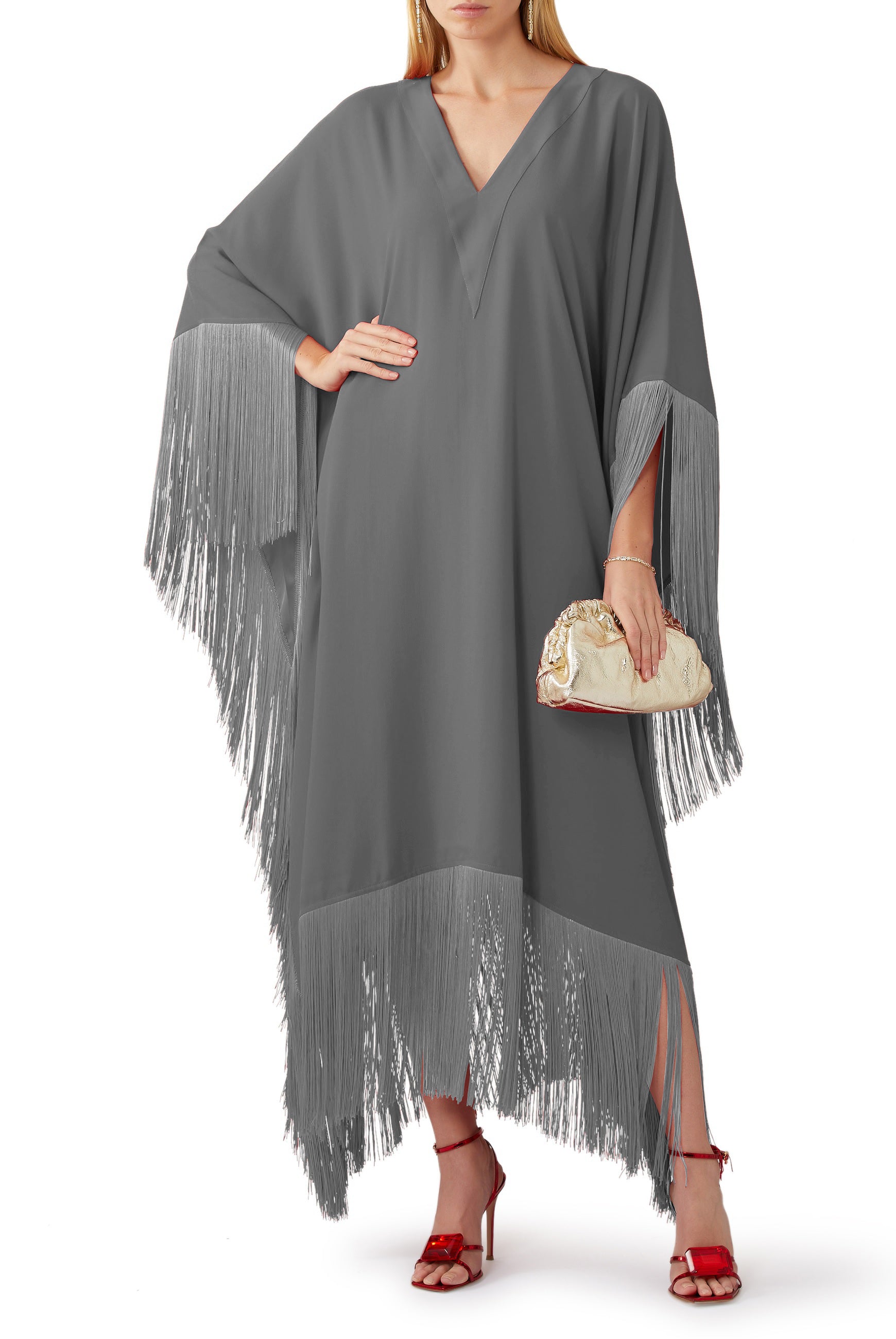 Korean Silk Long Kaftan For Women's