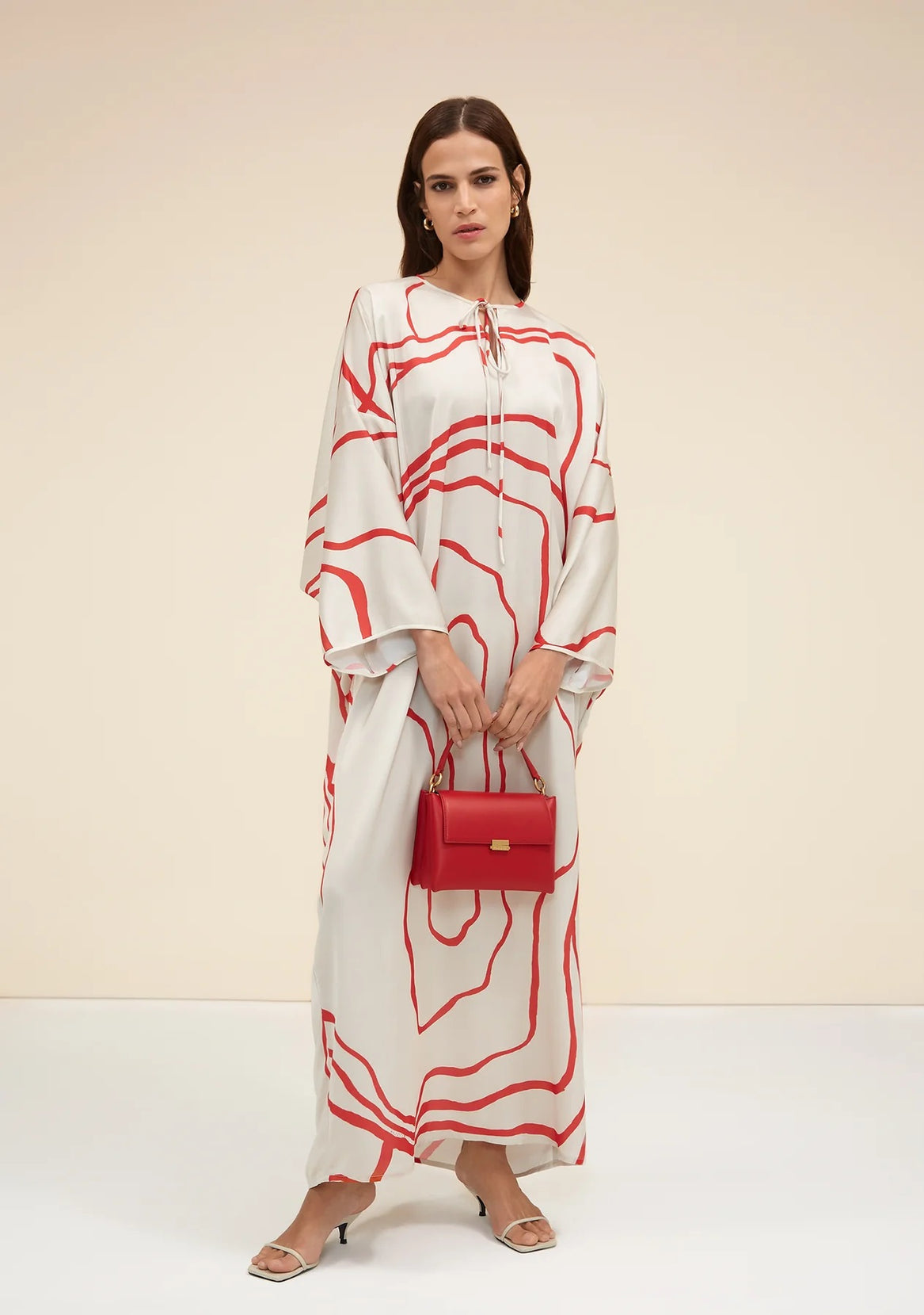 Organza Silk Kaftan - Luxurious and Elegant Maxi Dress Caftan For Women's