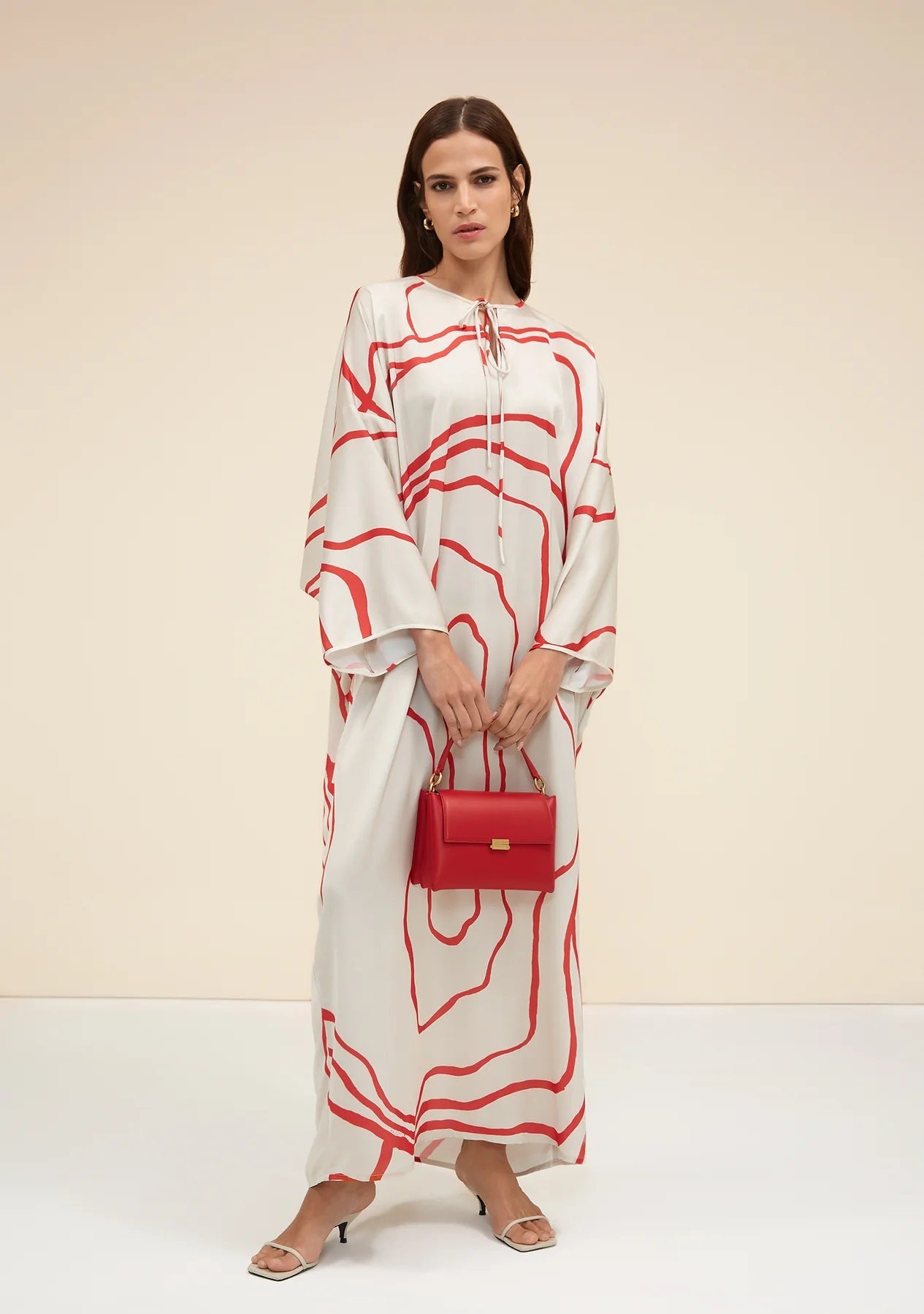 Organza Silk Kaftan - Luxurious and Elegant Maxi Dress Caftan For Women's