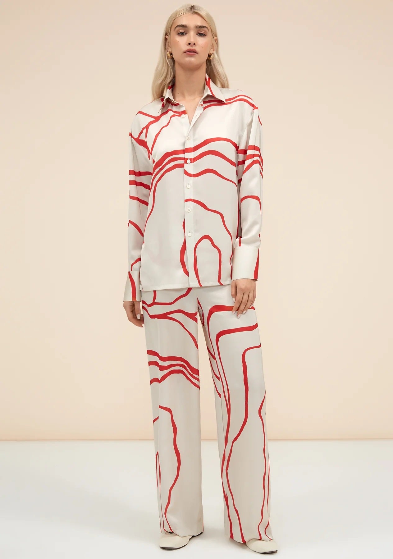 Organza Silk Co-ord Set For Women's