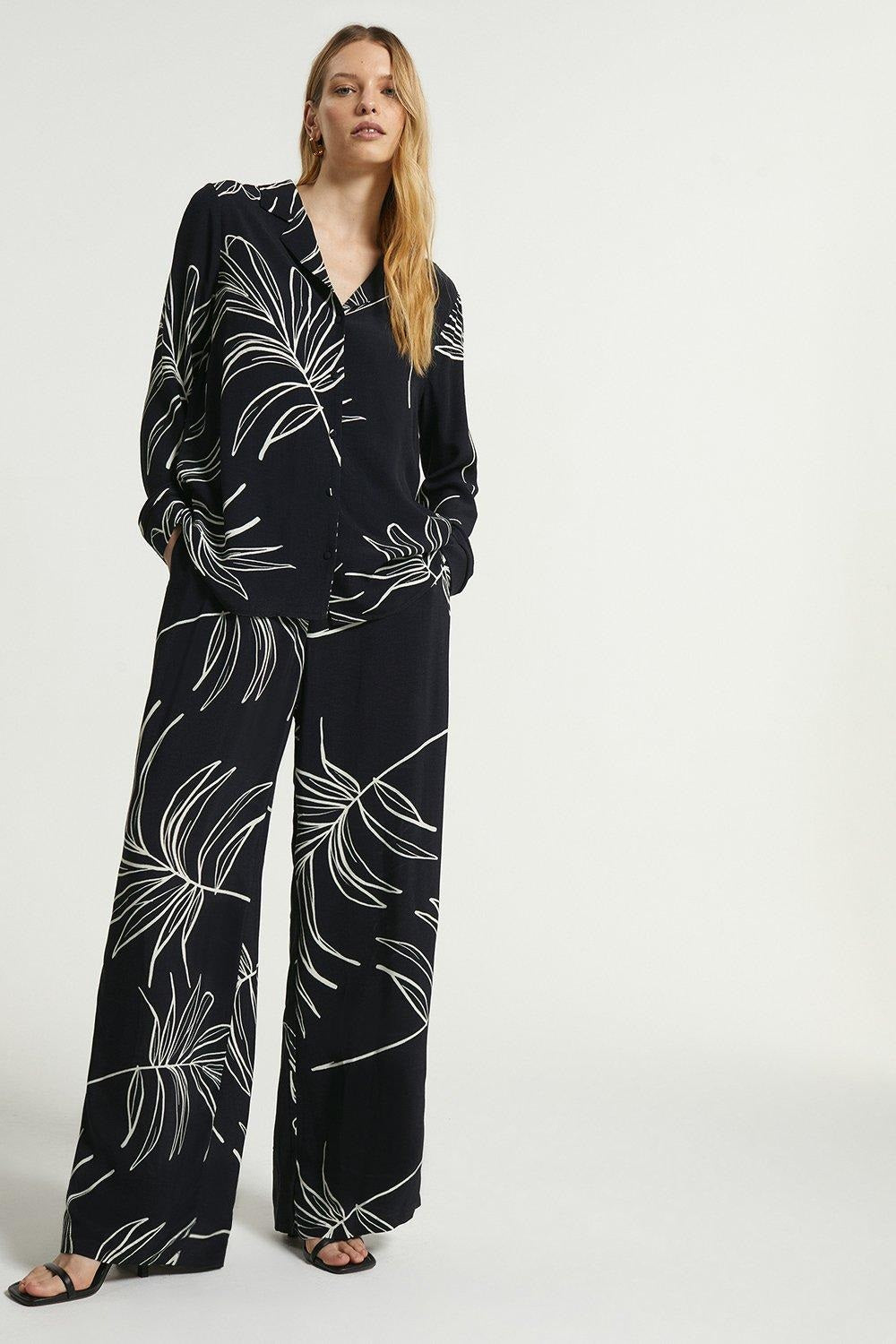 Korean BSY Digital Printed Casual Wear Co-ord Set