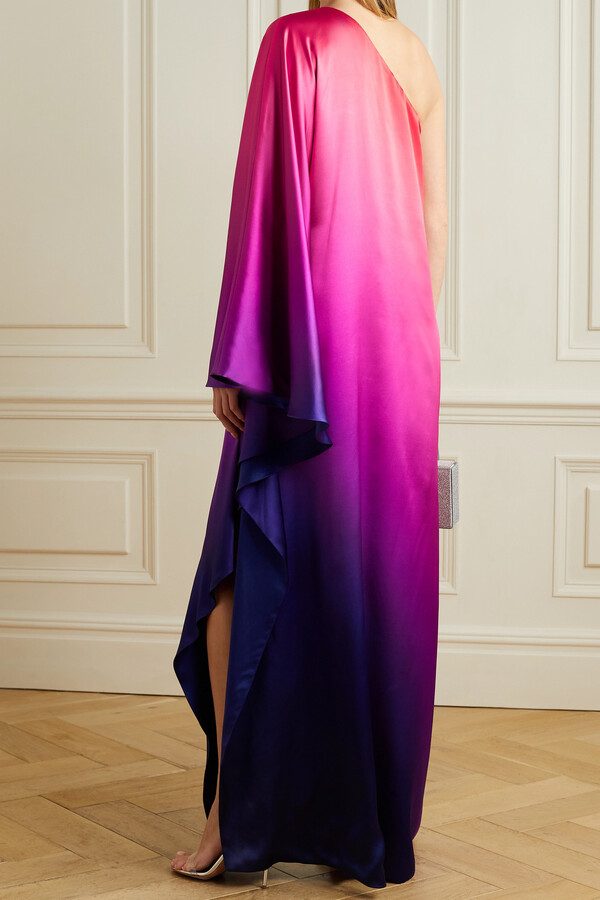 Lux Satin Digital Printed Multi Mix Color Caftan For Women's Long Kaftan