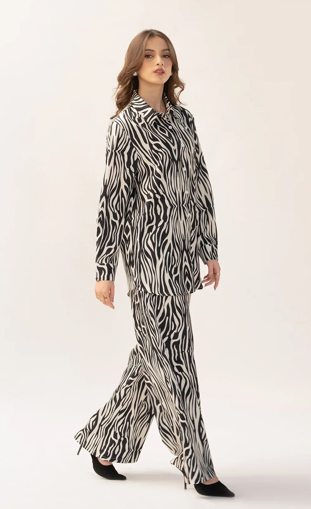 Casual Printed Korean BSY Co-ord Set For Women's