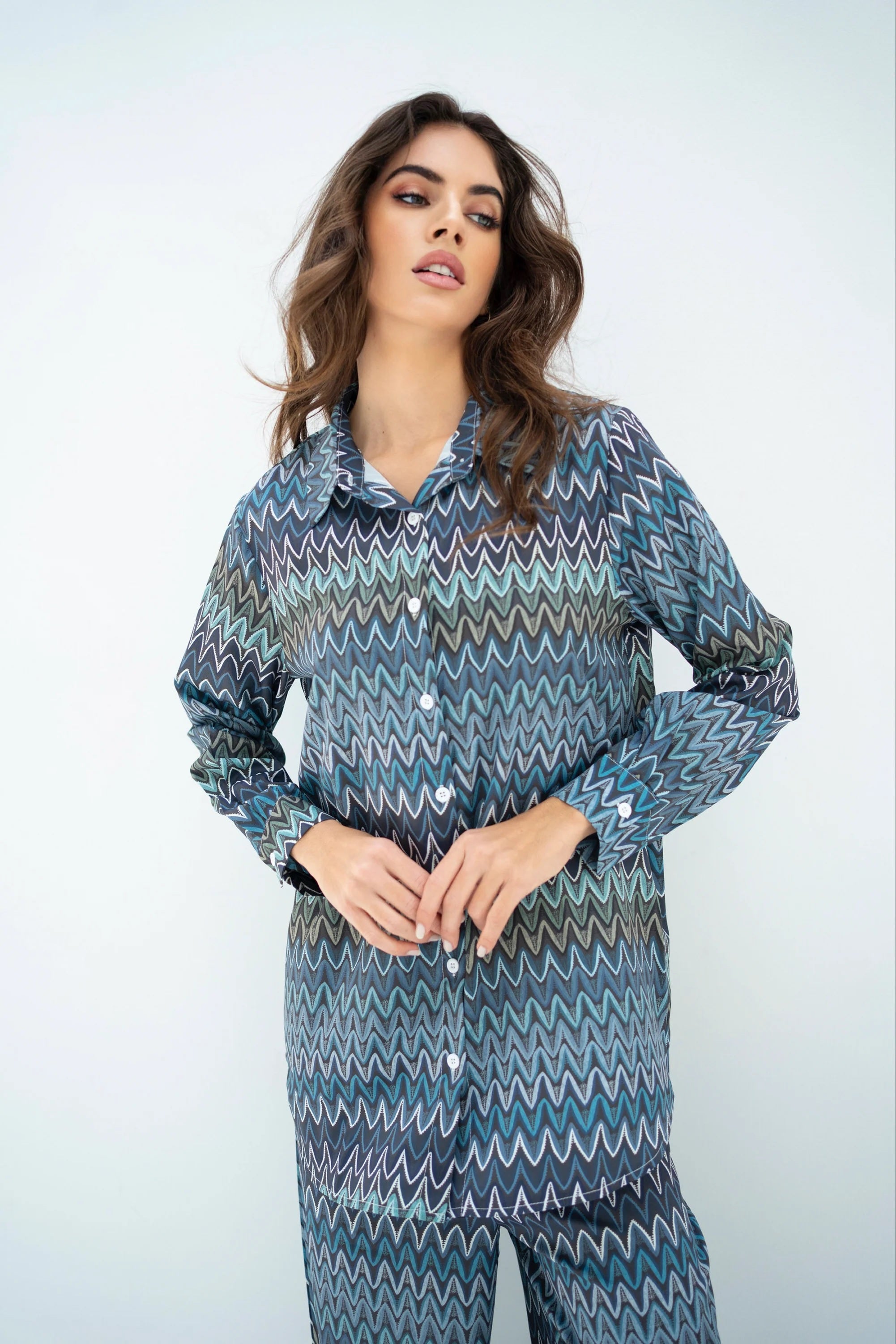 Korean BSY Co-ord Set, Top With Pants Suit For Women's