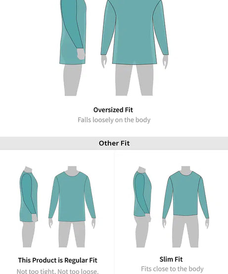 Textured Varsity  Olive Oversized Full Sleeve T-Shirts