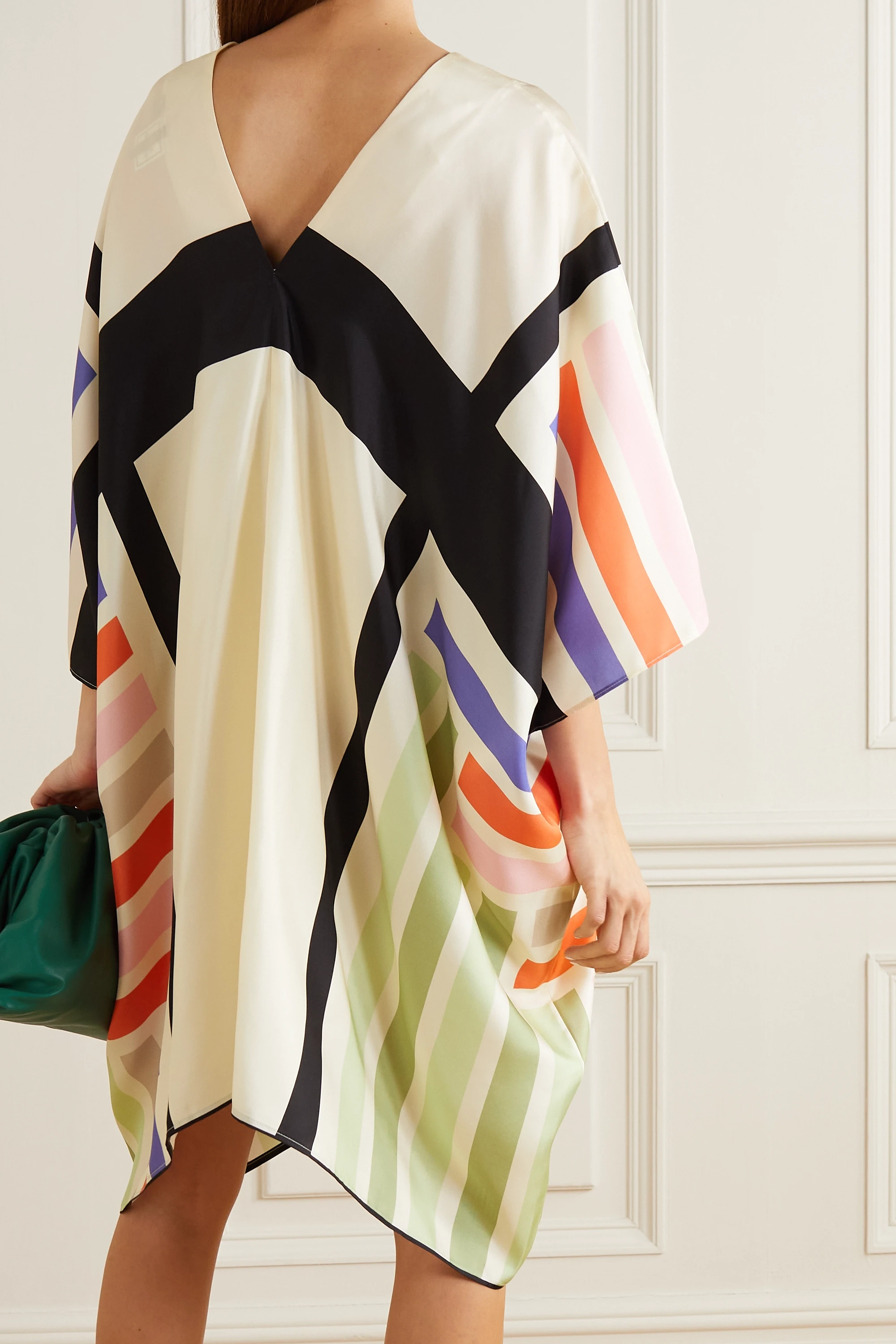 Soft Satin Silk Kaftan, Casual Wear Caftan For Women's