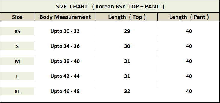 Stylish Korean BSY Co-ord Set For Women's