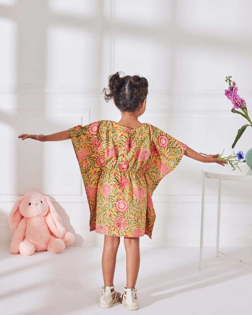 Cute Toddler Baby Girls Beachwear Cover Ups Balls Tassel Loose Swim Cover-ups Dress