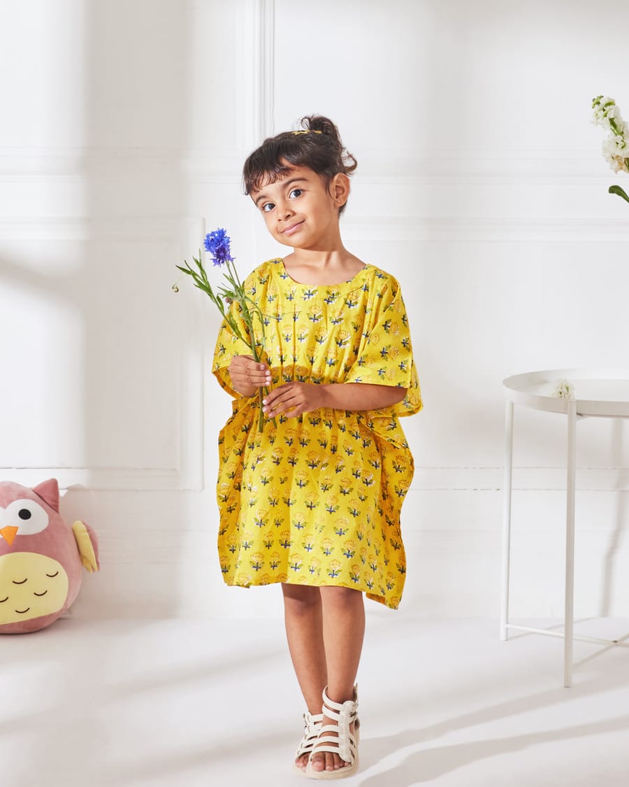 Cute Toddler Baby Girls Beachwear Cover Ups Balls Tassel Loose Swim Cover-ups Dress
