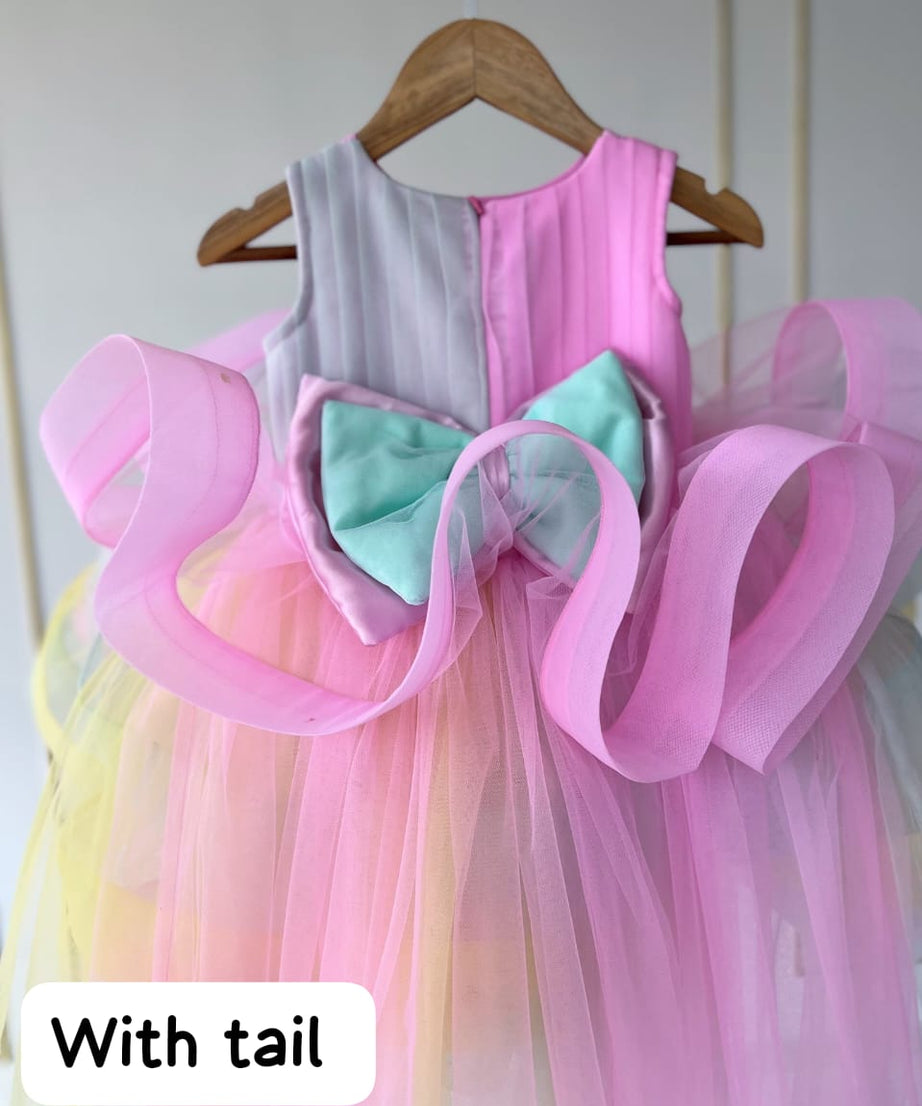 Baby Girl Net Full Flare Dress