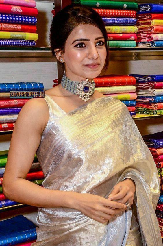 Soft Tissue Silk Saree Traditional Wear Designer Silver Saree With Blouse