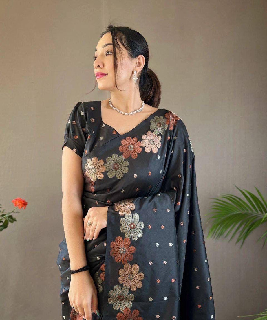 Banarasi Soft Silk Festival Latest Collection Wedding Saree With Blouse