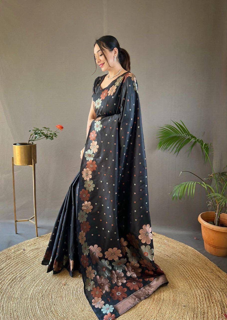 Banarasi Soft Silk Festival Latest Collection Wedding Saree With Blouse