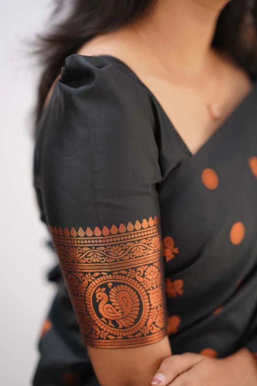 Banarasi Soft Silk Traditional Wear Simple Wedding Sari With Blouse