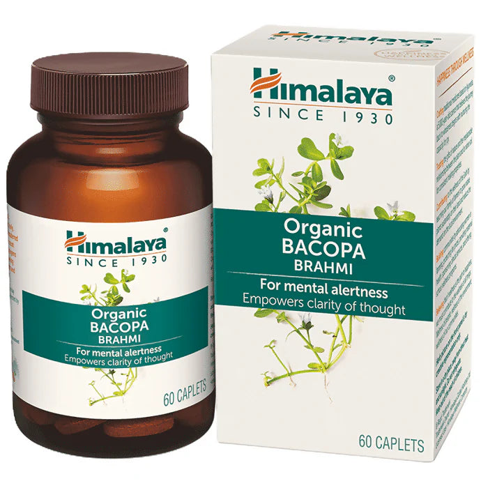 Himalaya Organic Bacopa (Brahmi)  -60 caps