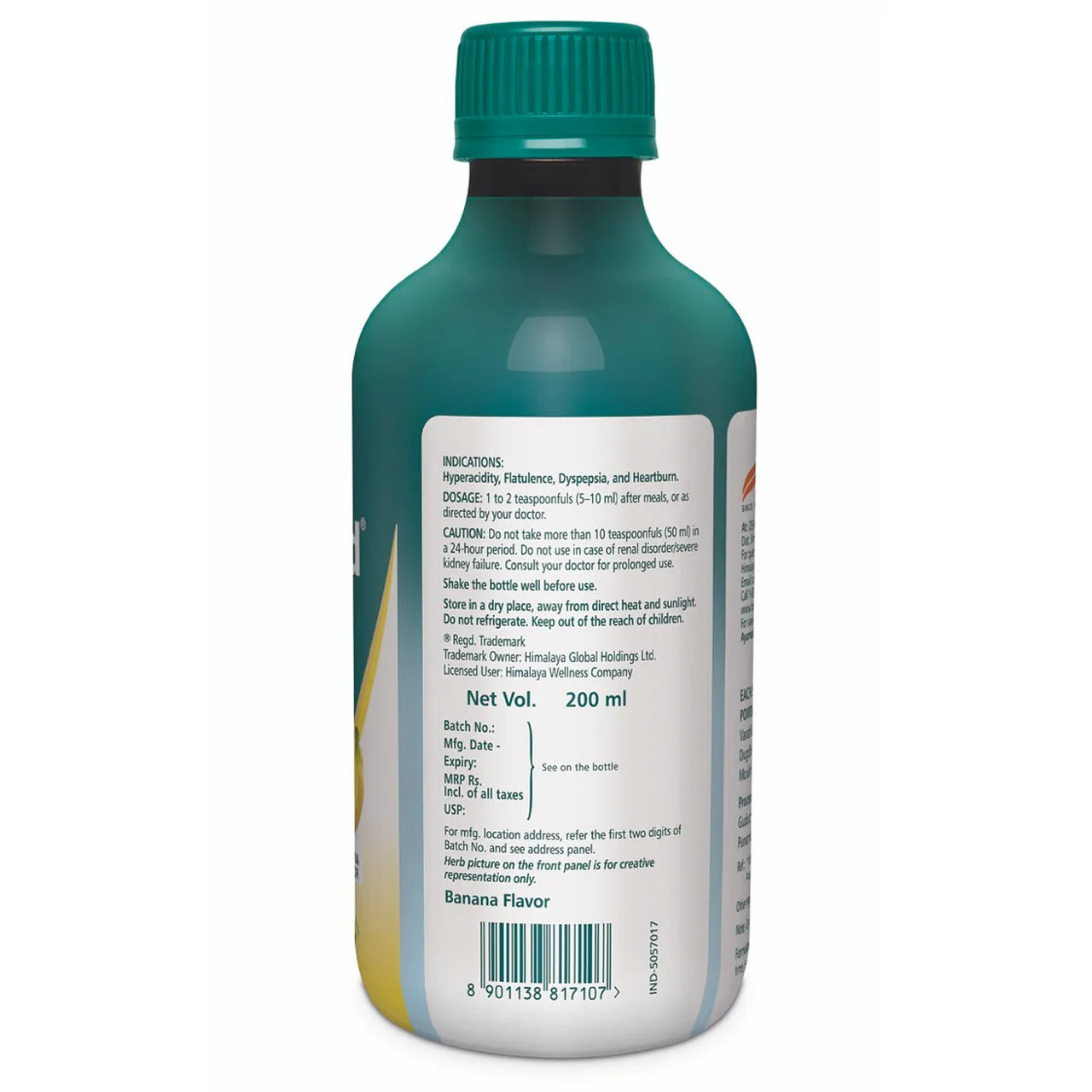 Himalaya Himcocid SF Syrup – 200 ml Herbal Product