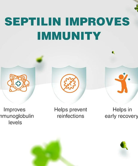 Himalaya Septilin Herbal Tablets – 60 Count | Ayurvedic Immune Support