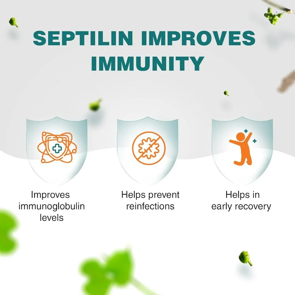 Himalaya Septilin Herbal Tablets – 60 Count | Ayurvedic Immune Support