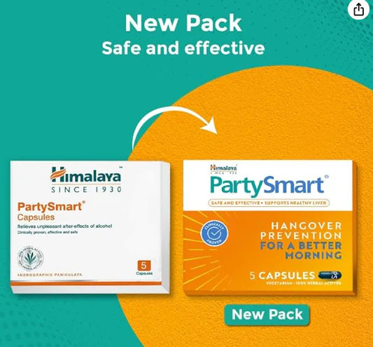 Himalaya Wellness Party Smart Capsules -25 caps - Pack of 1