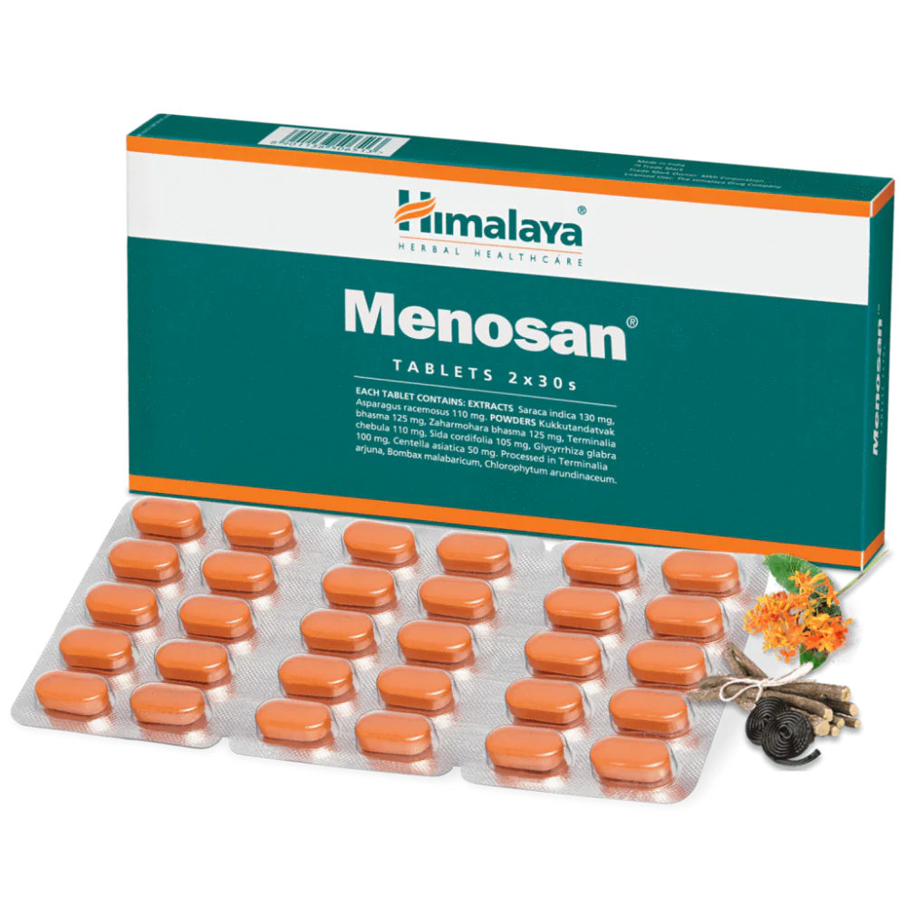 Himalaya Meno-san Herbal Supple-ment – 60 Tablets | Hormonal & Wellness Support
