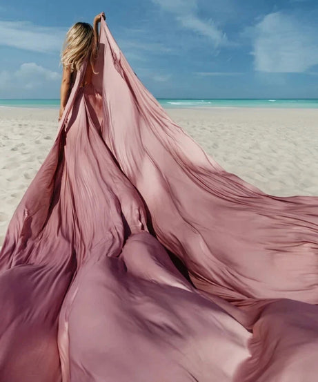 Photoshoot Flying Dress Backless Flying Dress Plus Size Flying Dress Halter Long