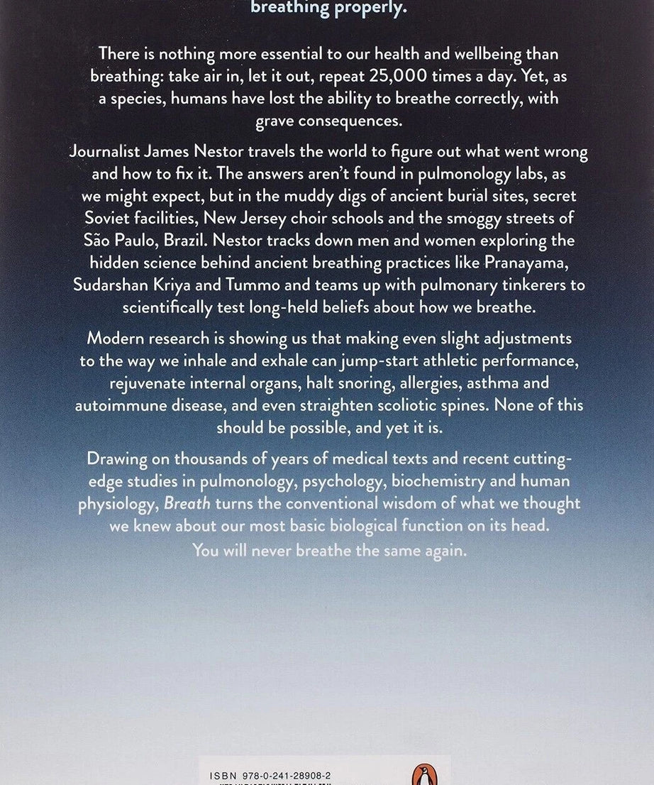 Breath: The New Science of a Lost Art By James Nestor NEW Paperback 2021