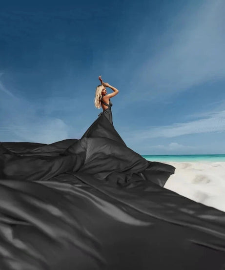 Photoshoot Flying Dress Backless Flying Dress Plus Size Flying Dress Halter Long