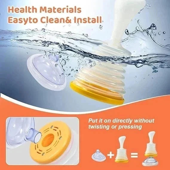 Anti Choke Suction Device Portable Life Saving Assist Device (pack of 2)