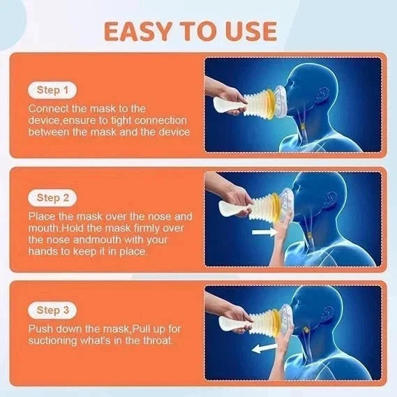 Anti Choke Suction Device Portable Life Saving Assist Device (pack of 2)
