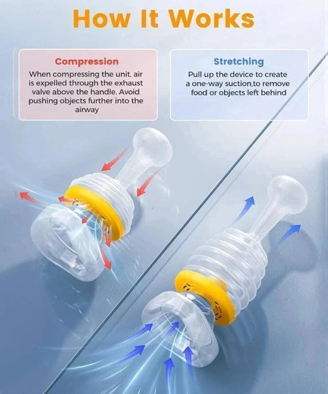 Anti Choke Suction Device Portable Life Saving Assist Device (pack of 2)