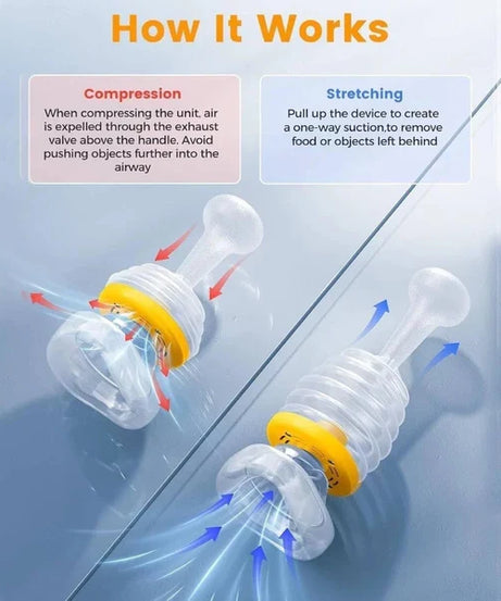 Anti Choke Suction Device Portable Life Saving Assist Device